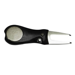 Portable Practical Black Golf Green Divot Repair Switchblade  Pitch Mark Golfer Kit Portable Godft Tool Newest