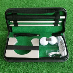 Portable Golf Putter Practicee Set Travel Indoor Golfs Ball